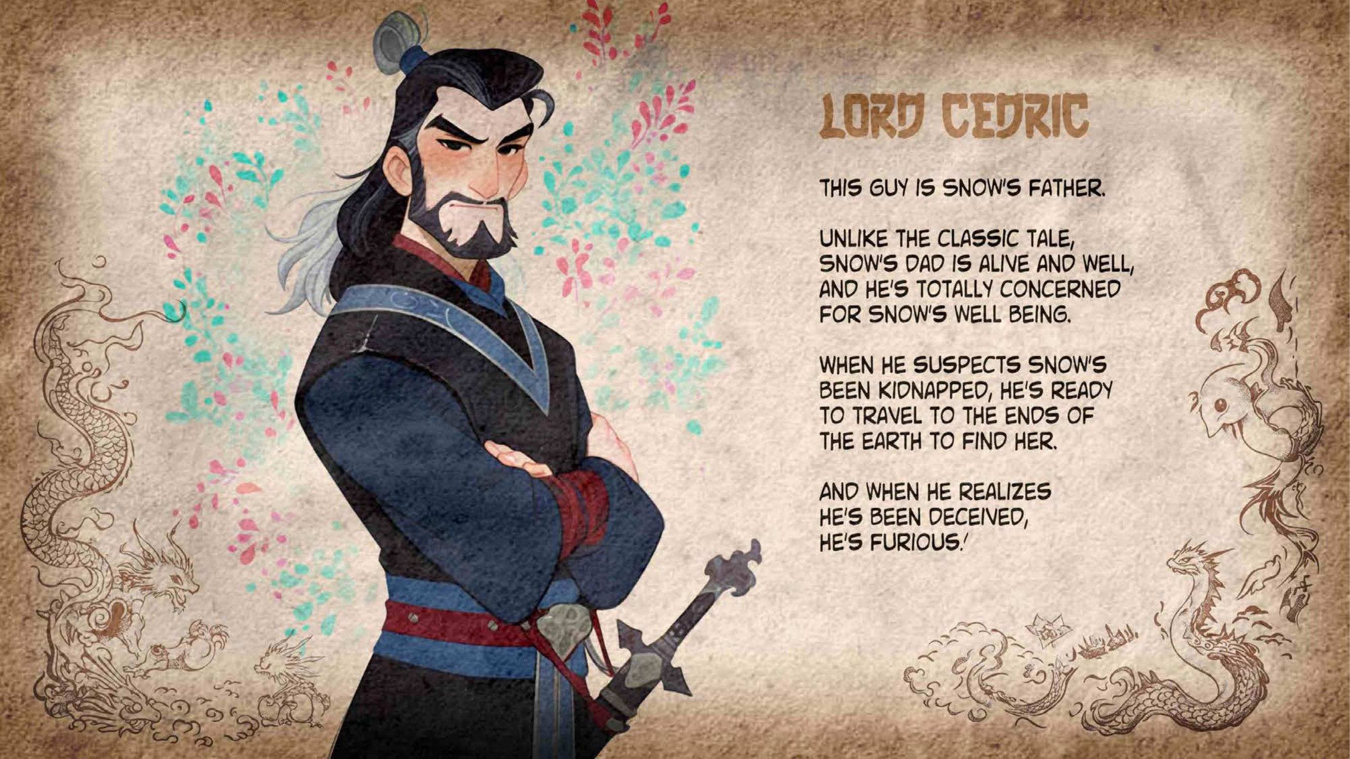 Lord Cedric character bio