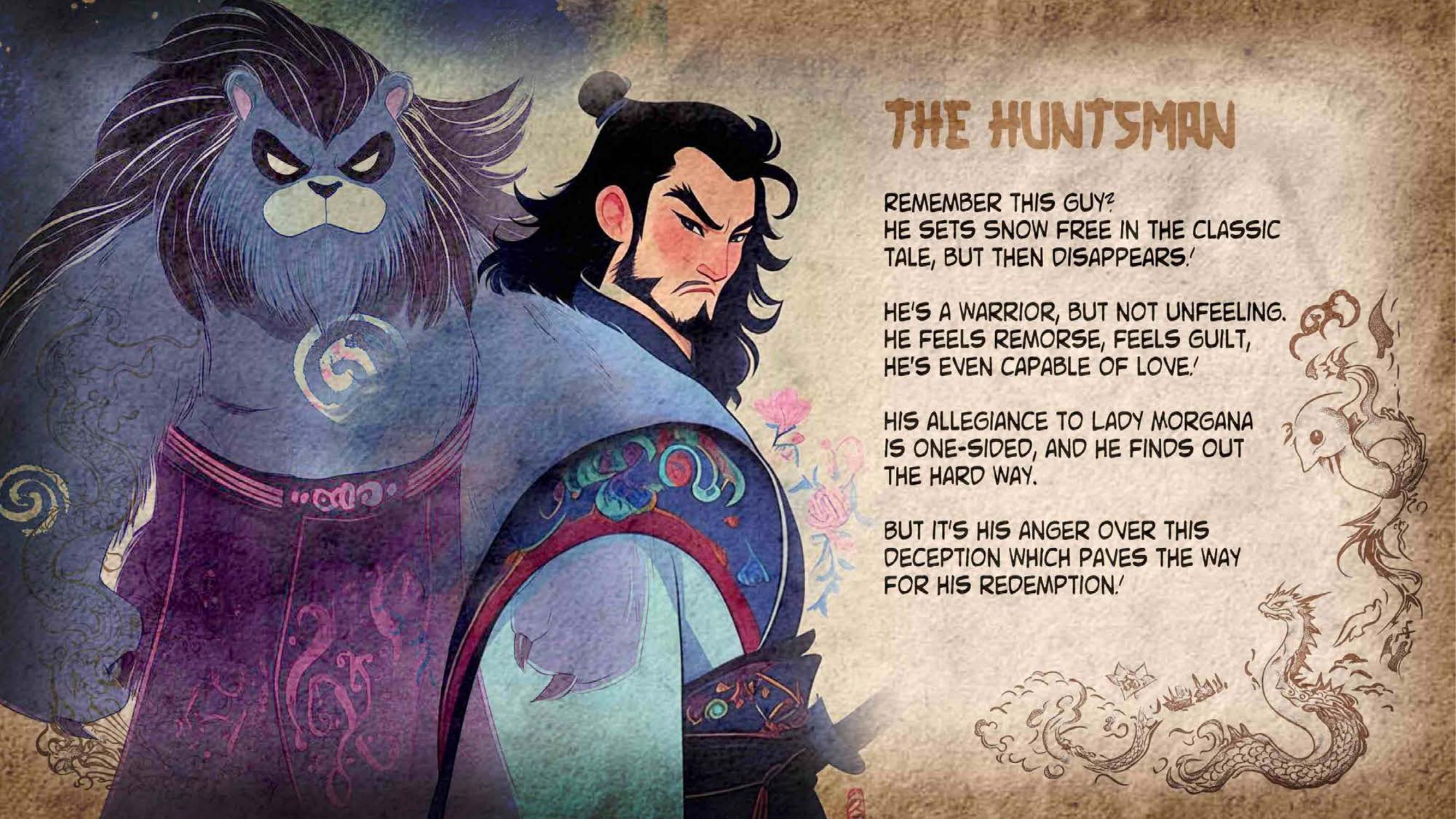 The Huntsman character bio