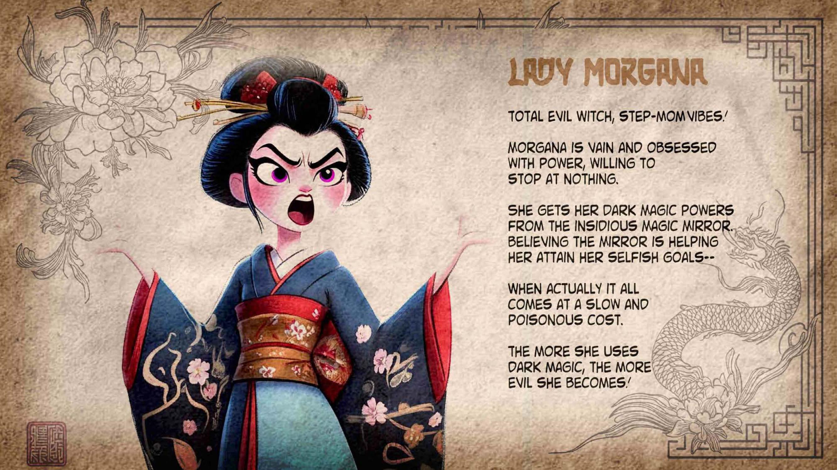 Lady Morgana character bio
